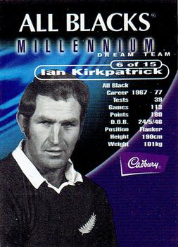 1999 Cadbury Millennium Dream Team #6 Ian Kirkpatrick Front